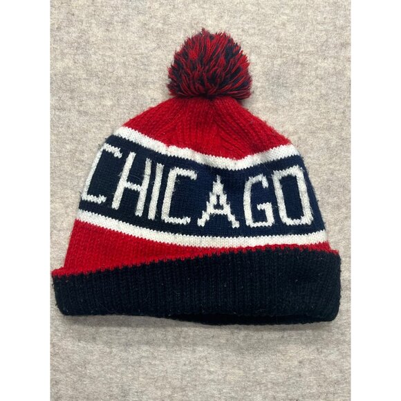 Chicago Bulls Wind City 47 Brand Beanie Toboggin Hat One Size Fits All - Picture 4 of 5